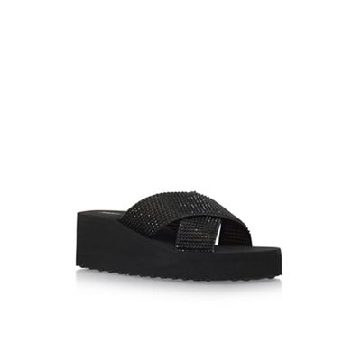 Black 'Delaney' high heel sandals